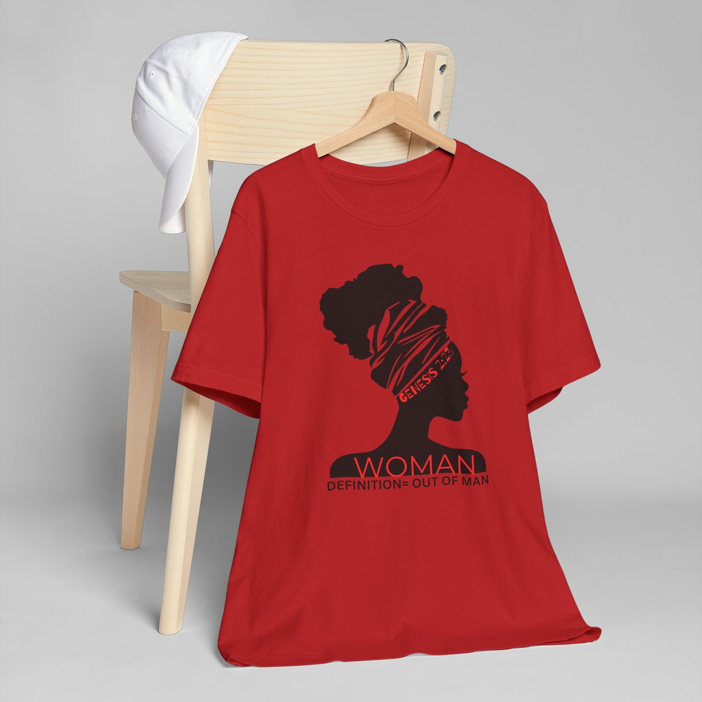 WOMAN=Out of Man Unisex Jersey T-Shirt Comfort Fit