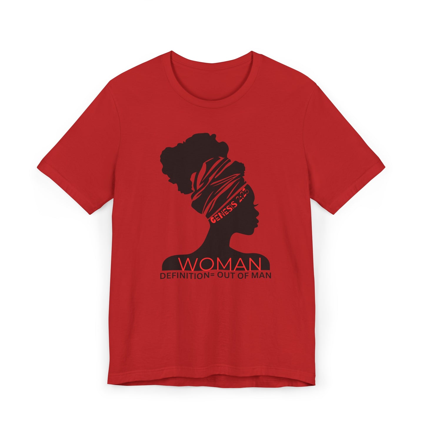 WOMAN=Out of Man Unisex Jersey T-Shirt Comfort Fit