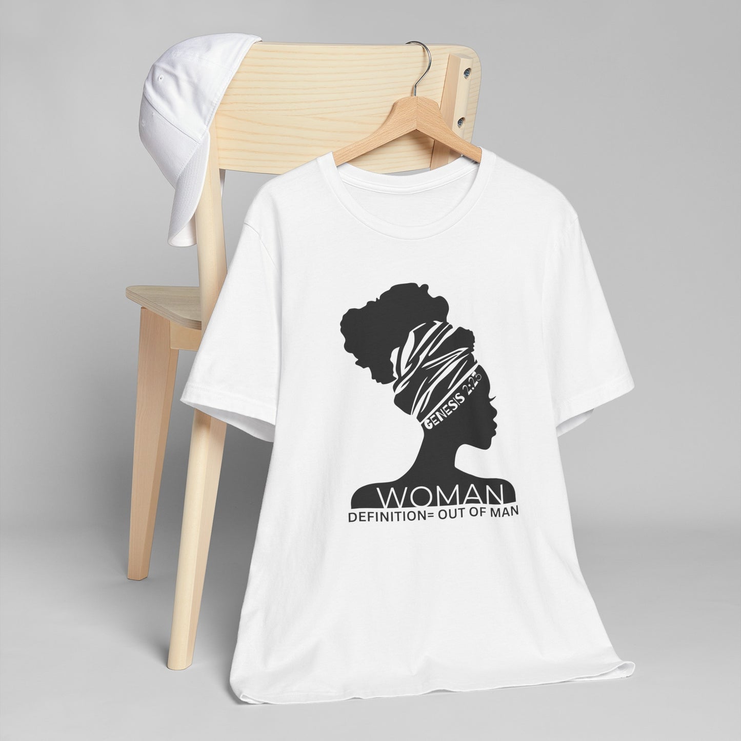WOMAN=Out of Man Unisex Jersey T-Shirt Comfort Fit