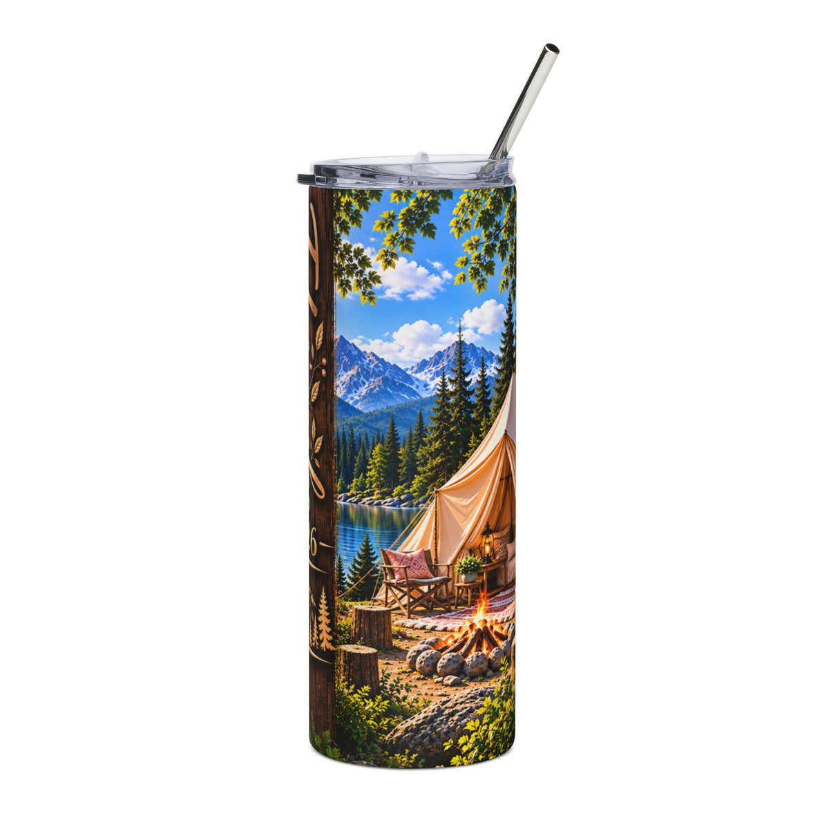 Tabernacles 2026 "Glamping" Stainless Steel 20oz Travel Cup