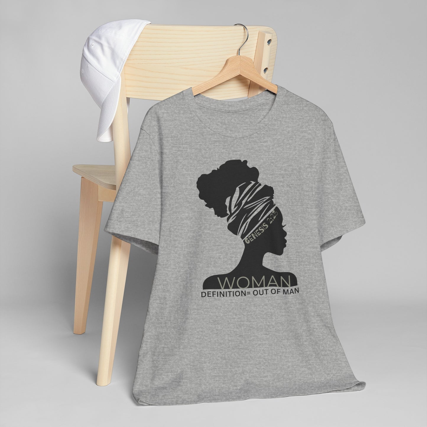 WOMAN=Out of Man Unisex Jersey T-Shirt Comfort Fit
