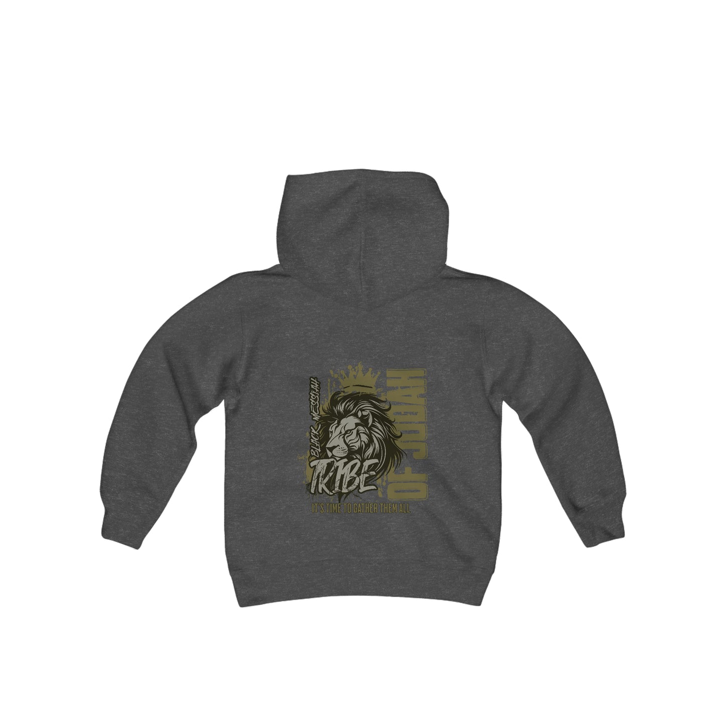 YOUTH Black Messiah Tribe of Judah Heavy Blend™ Hoodie