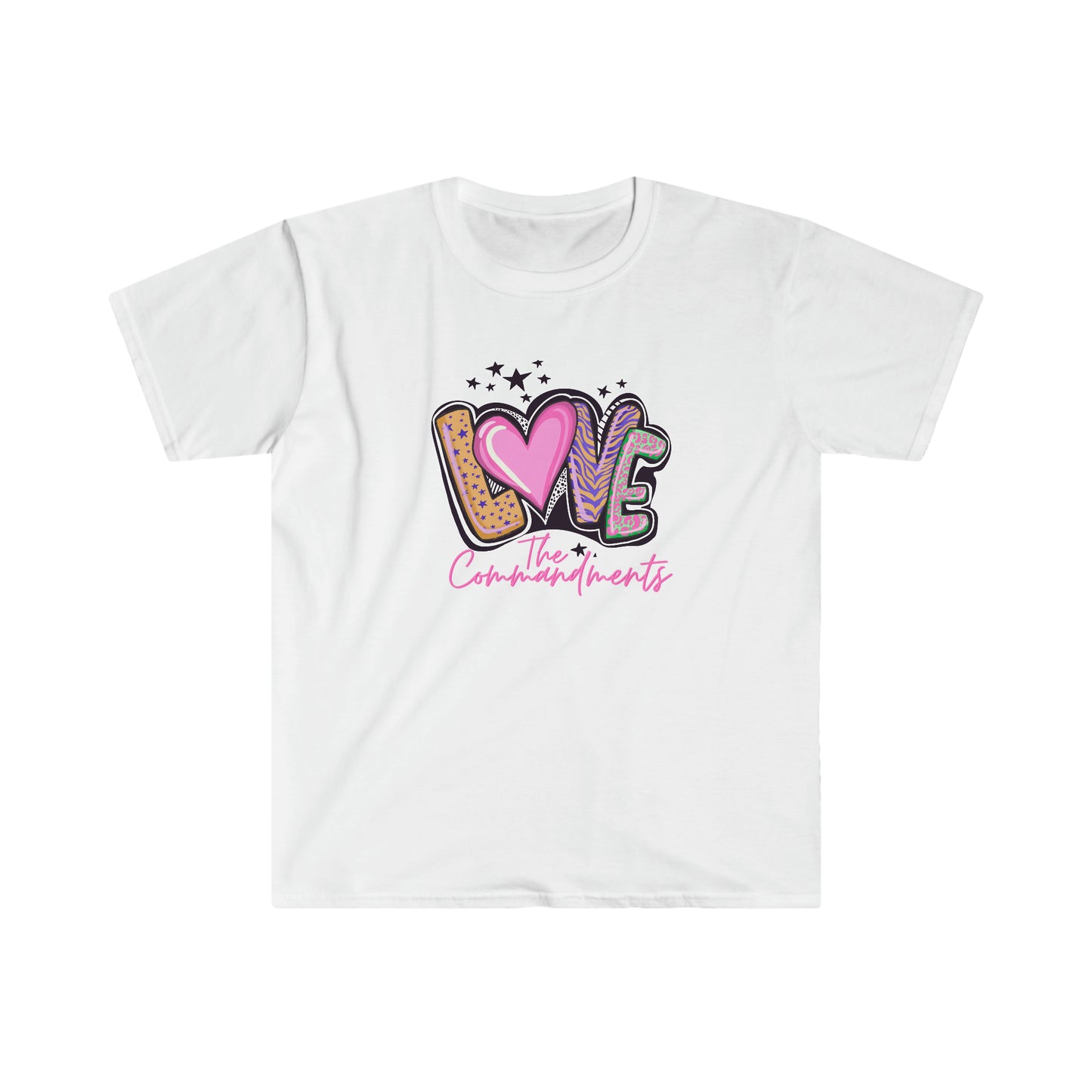 Love The Commandments 100% Cotton T-shirt.