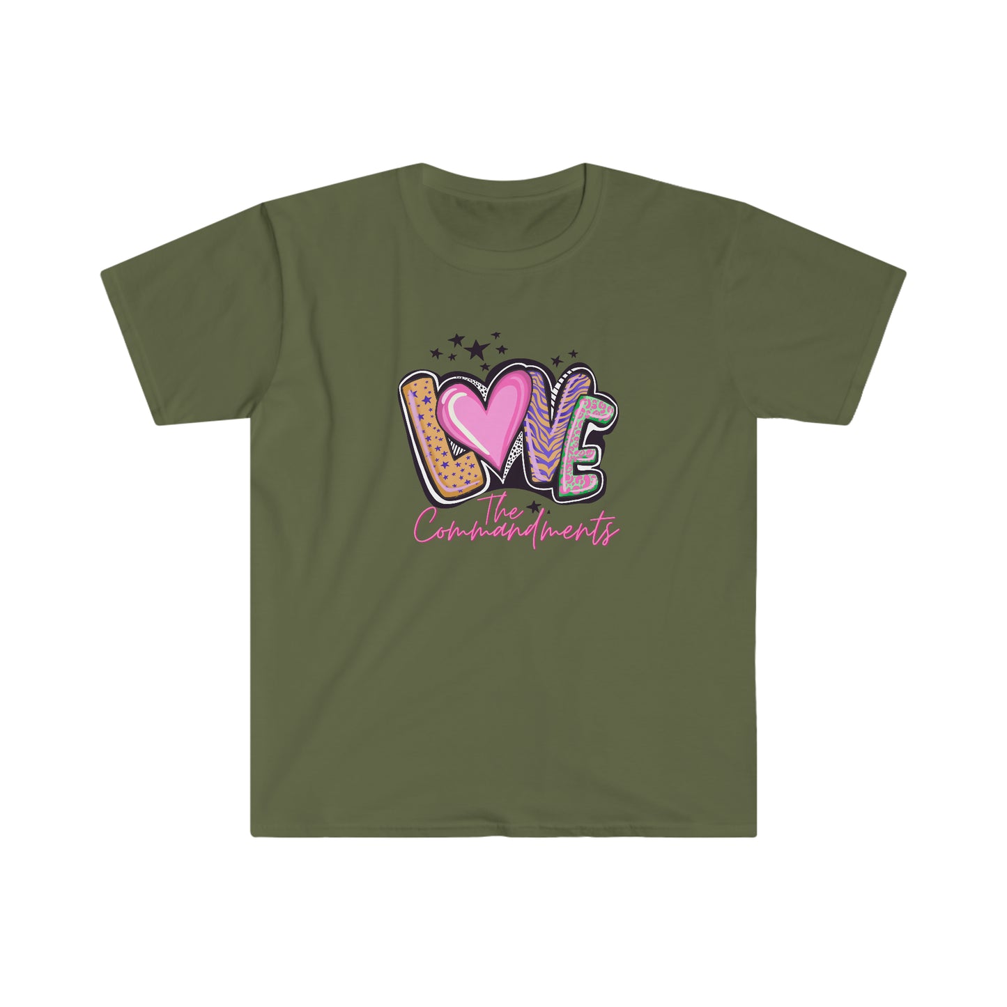 Love The Commandments 100% Cotton T-shirt.
