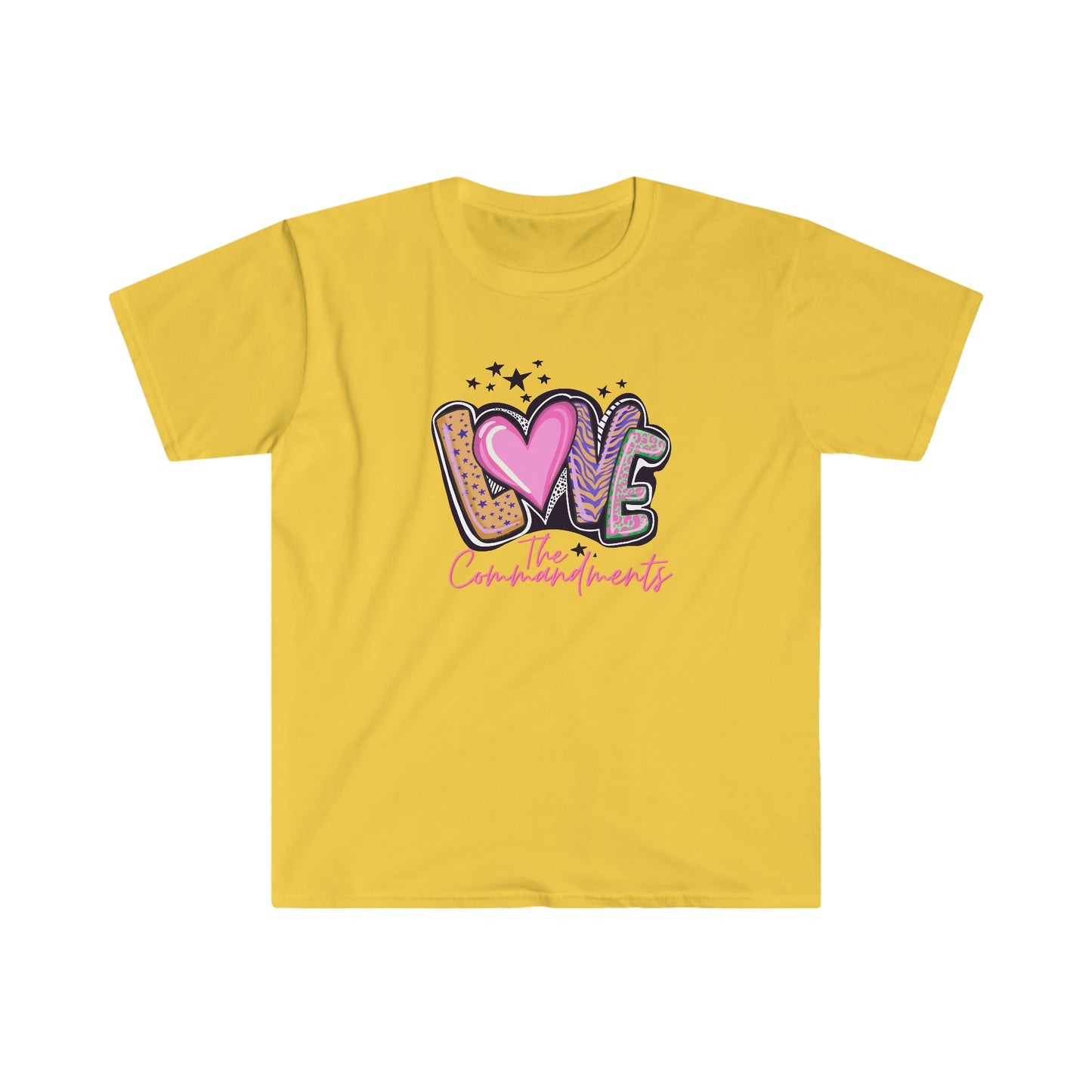 Love The Commandments 100% Cotton T-shirt.