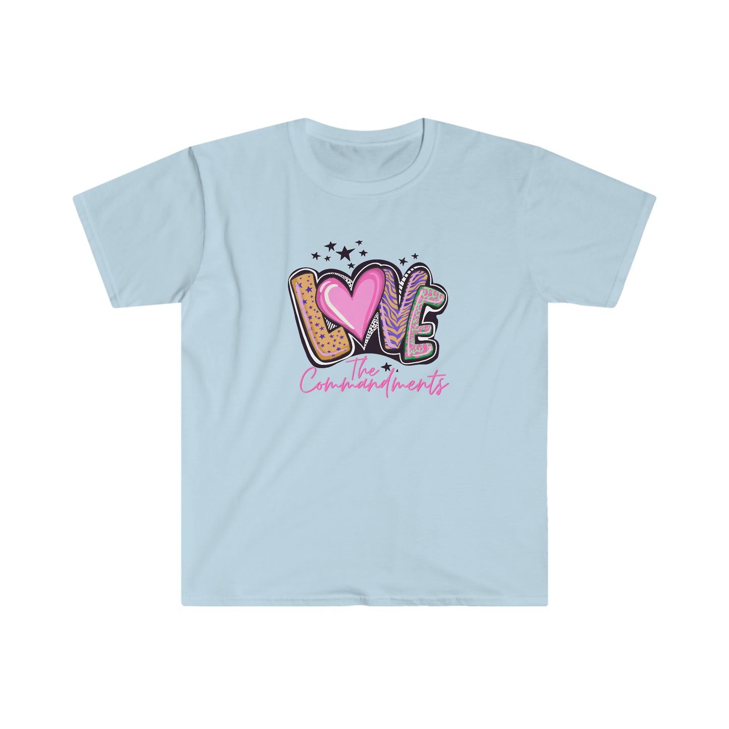 Love The Commandments 100% Cotton T-shirt.