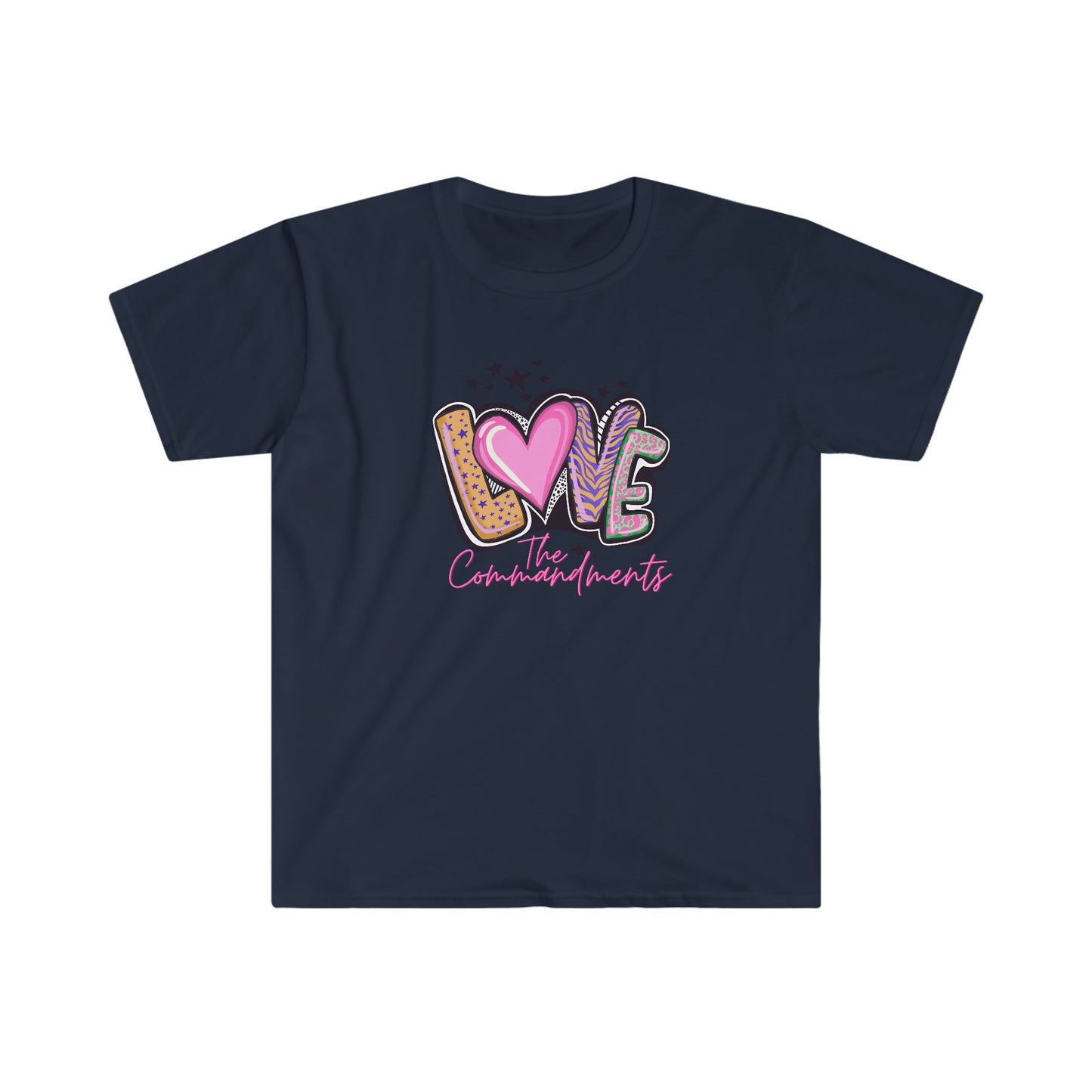 Love The Commandments 100% Cotton T-shirt.