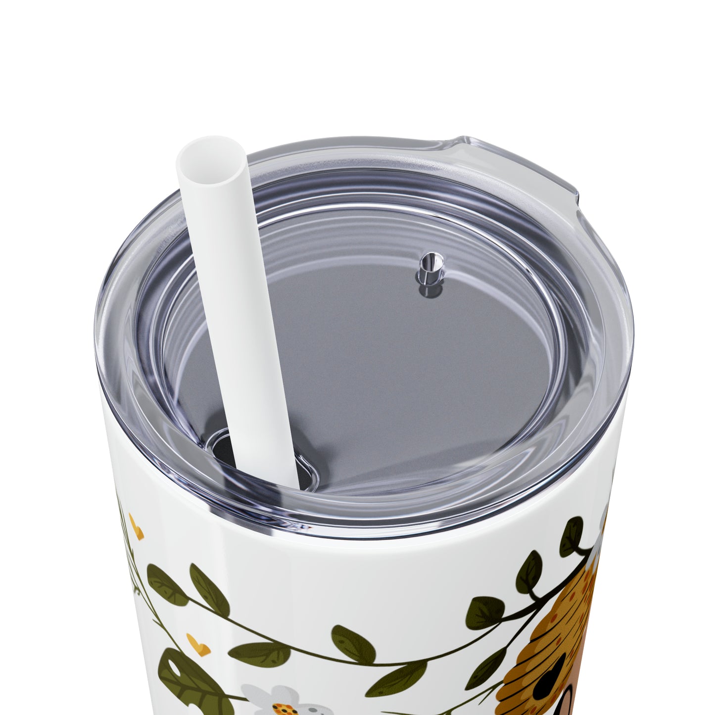 Be Humble Skinny Tumbler with Straw, 20oz