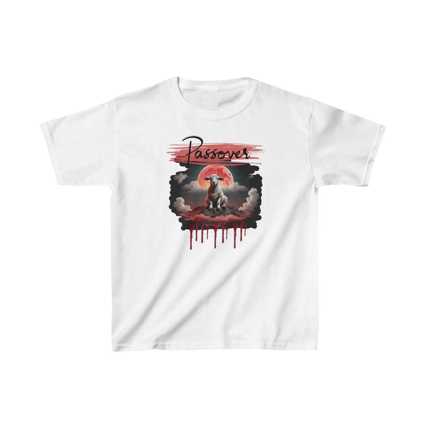 Youth Boys Passover soft style t-shirt black font