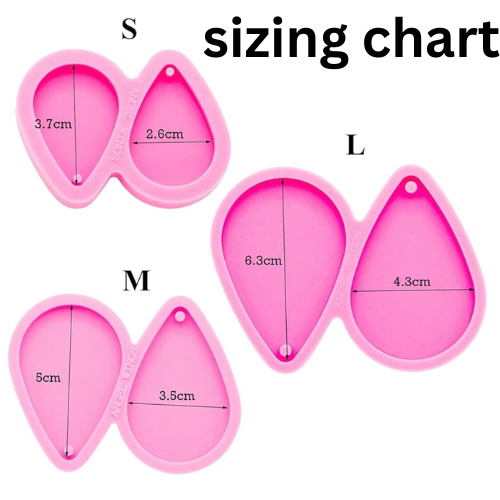 AB Purple and Black Shalom Pre-Made Hand Crafted Tear Drop Earrings