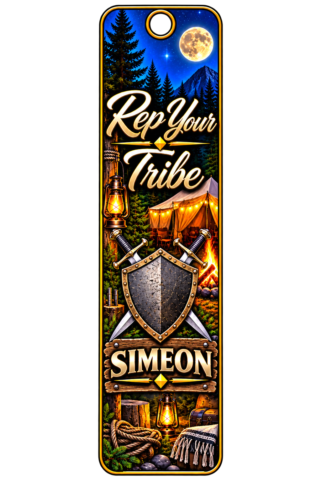 Tabernacles 2026 Rep Your Tribe Double-Sided Acrylic Keychain