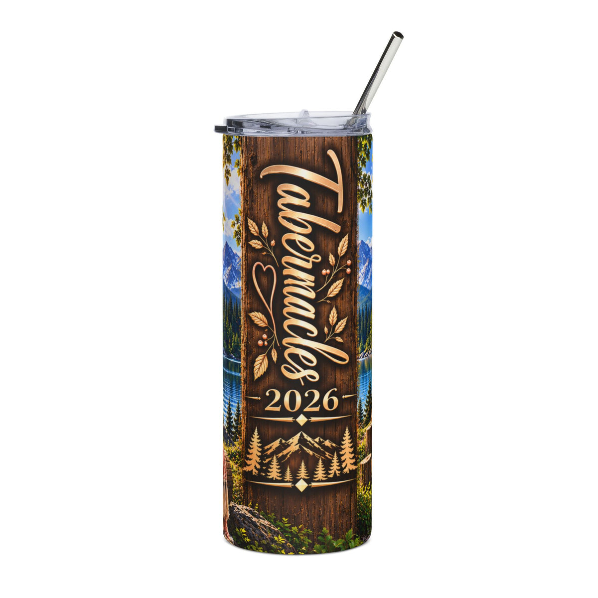 Tabernacles 2026 "Glamping" Stainless Steel 20oz Travel Cup