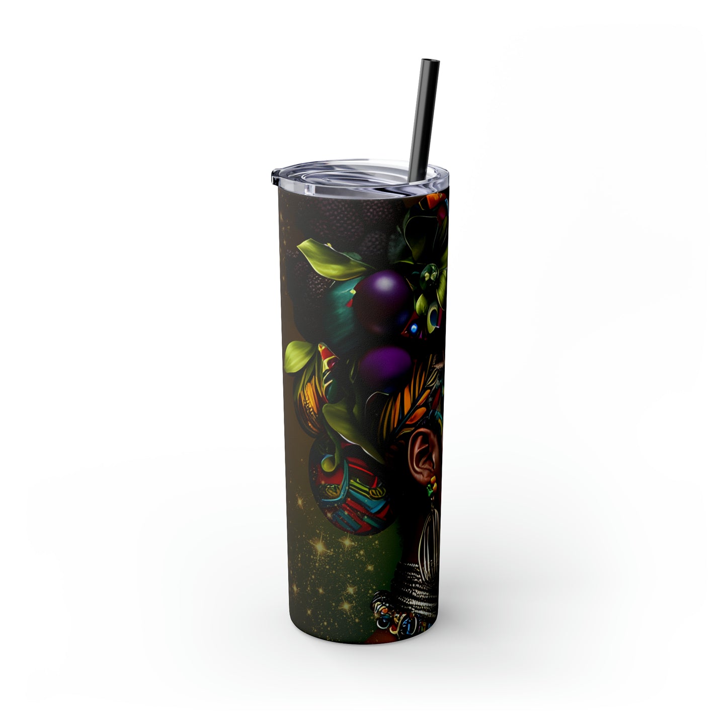 REVOLUTIONARY WOMAN Skinny Tumbler with Straw, 20oz