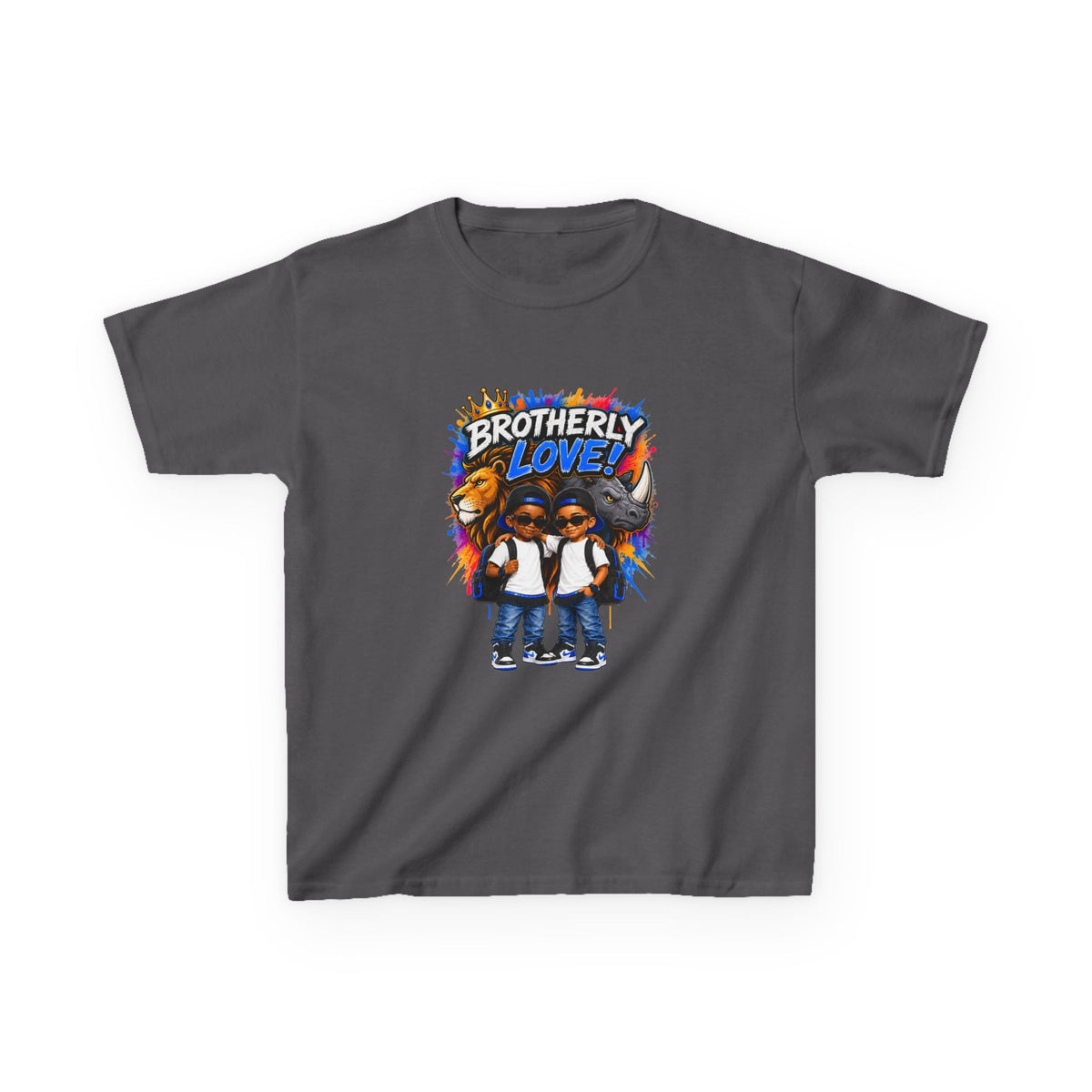 Brotherly Love Kids T‑Shirt —  Design