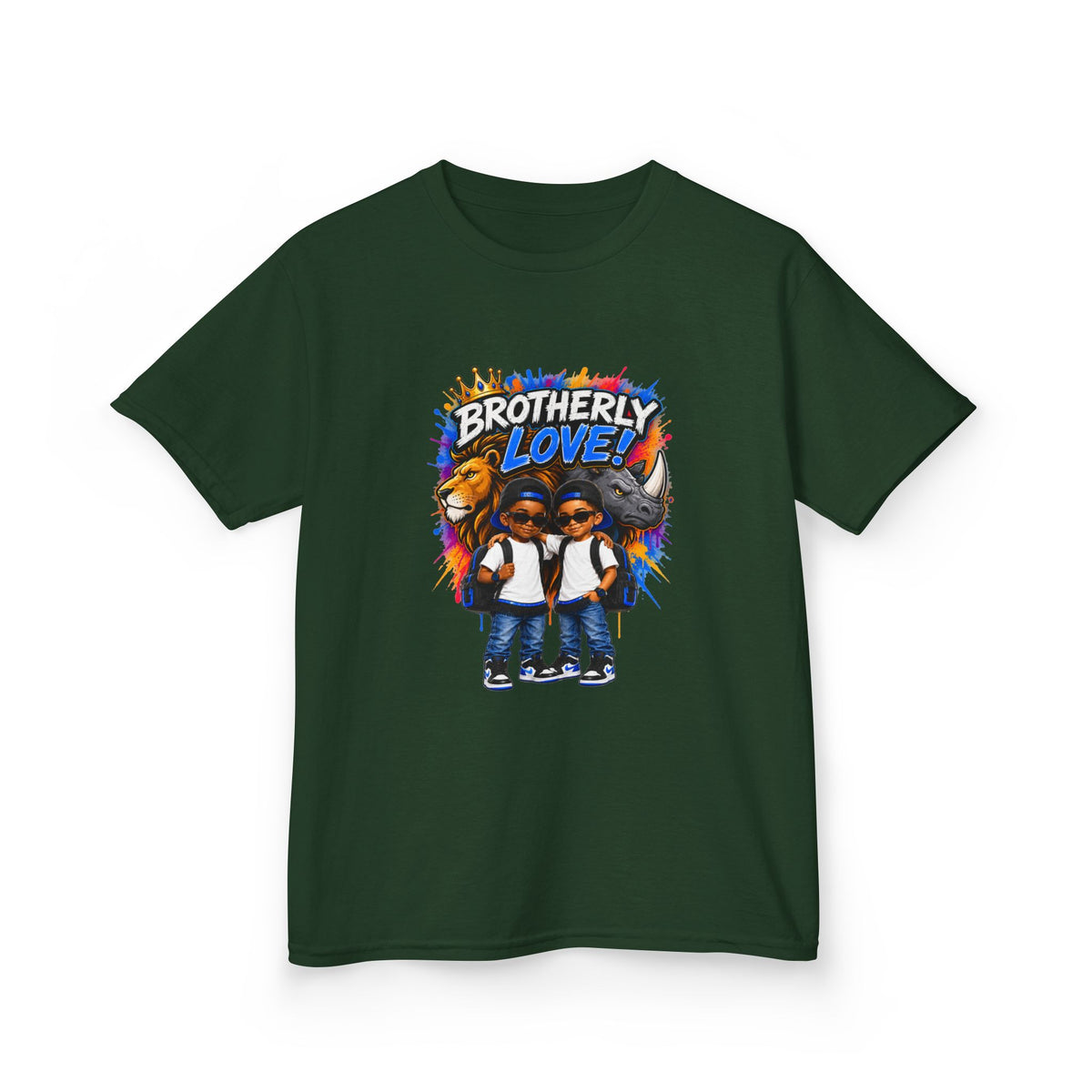 Brotherly Love Kids T‑Shirt —  Design