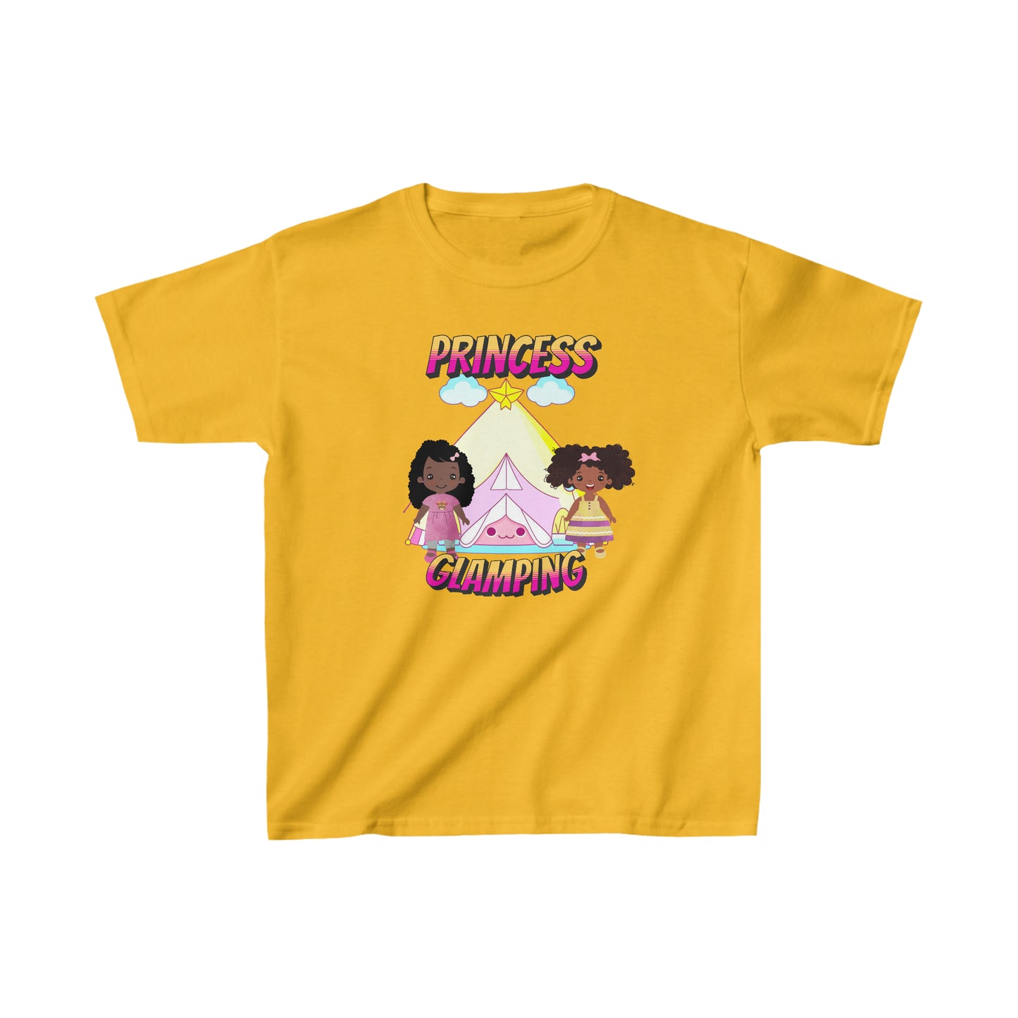 Youth Princess Glamping Heavy Cotton™ T-shirt