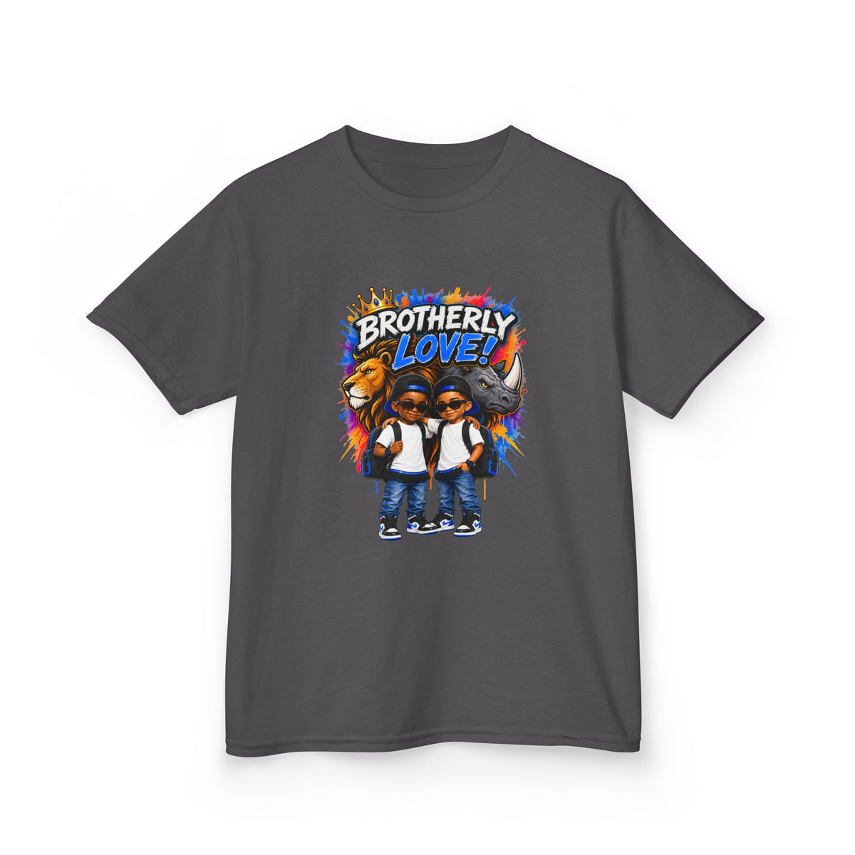 Brotherly Love Kids T‑Shirt —  Design