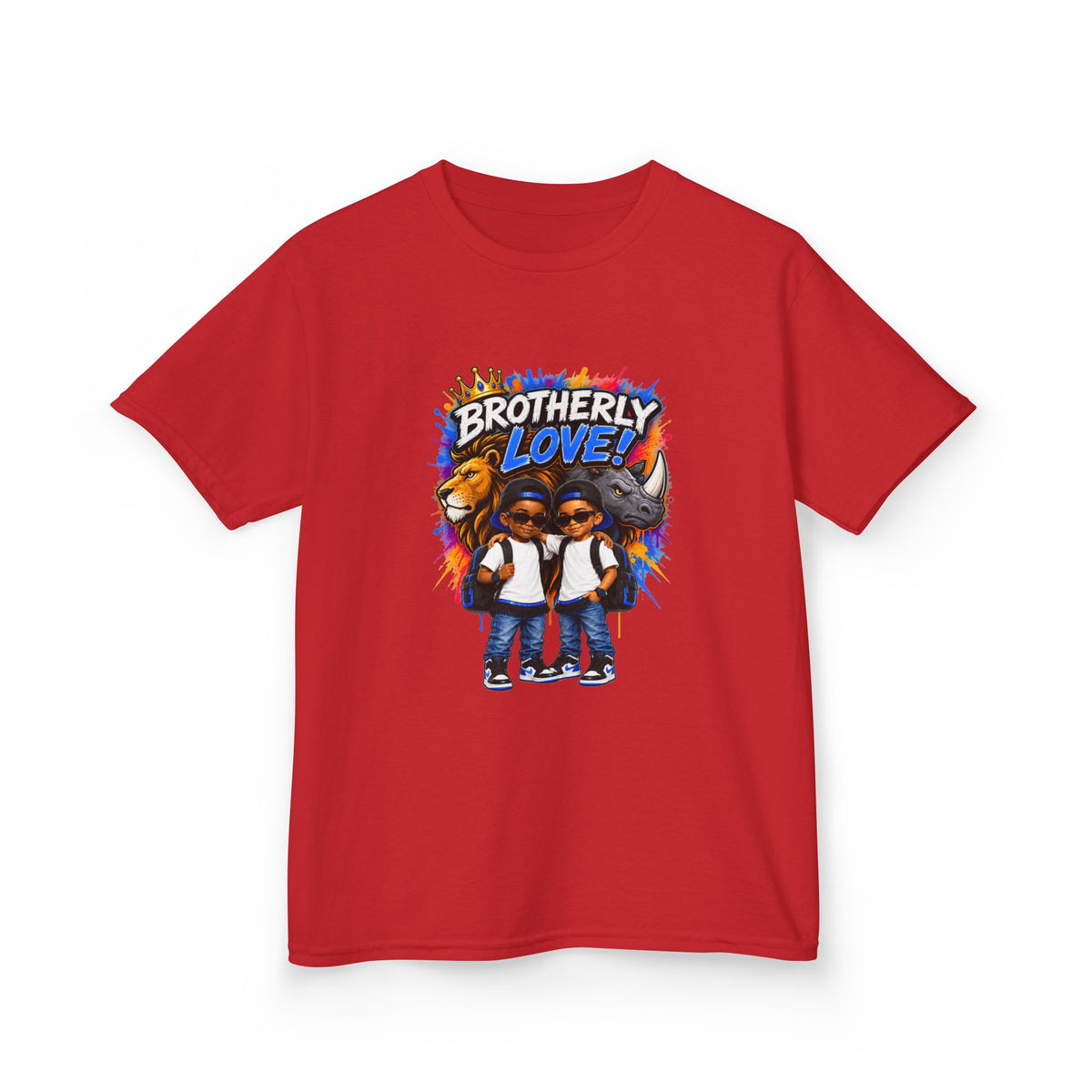 Brotherly Love Kids T‑Shirt —  Design