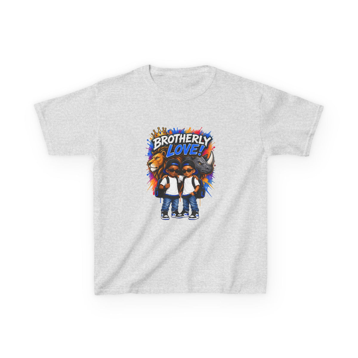 Brotherly Love Kids T‑Shirt —  Design