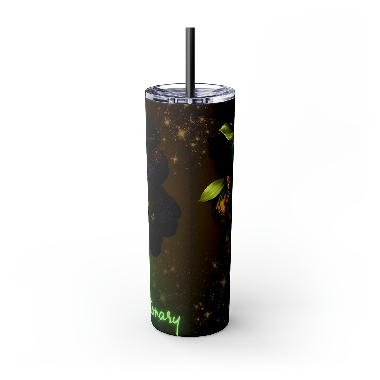 REVOLUTIONARY WOMAN Skinny Tumbler with Straw, 20oz