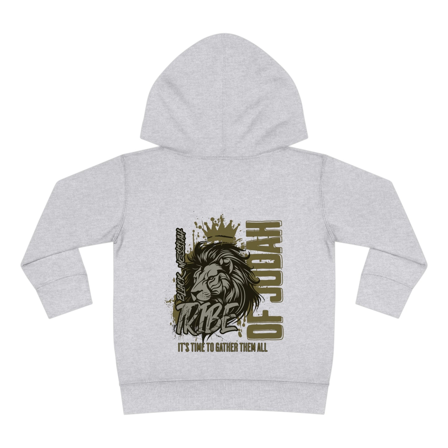 TODDLER Pullover Black Messiah Tribe of Judah  Heavy Blend™ Hoodie