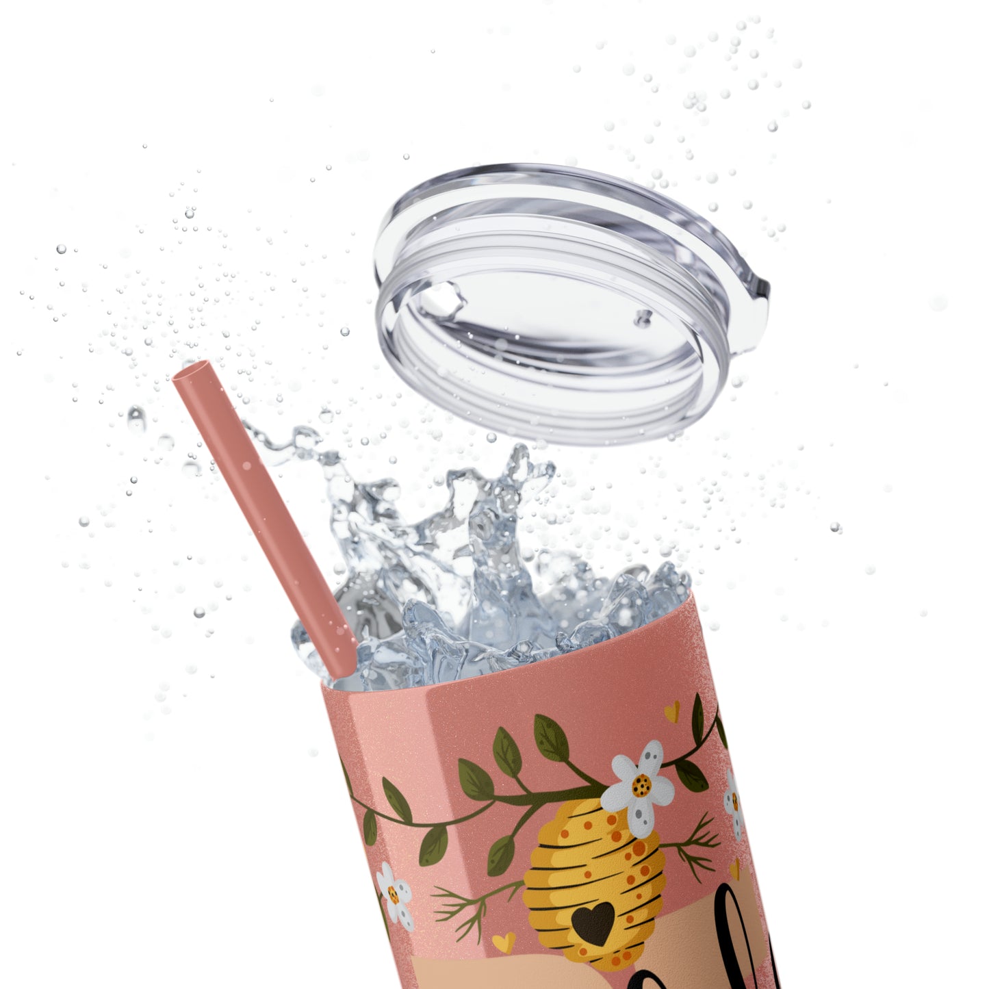 Be Humble Skinny Tumbler with Straw, 20oz