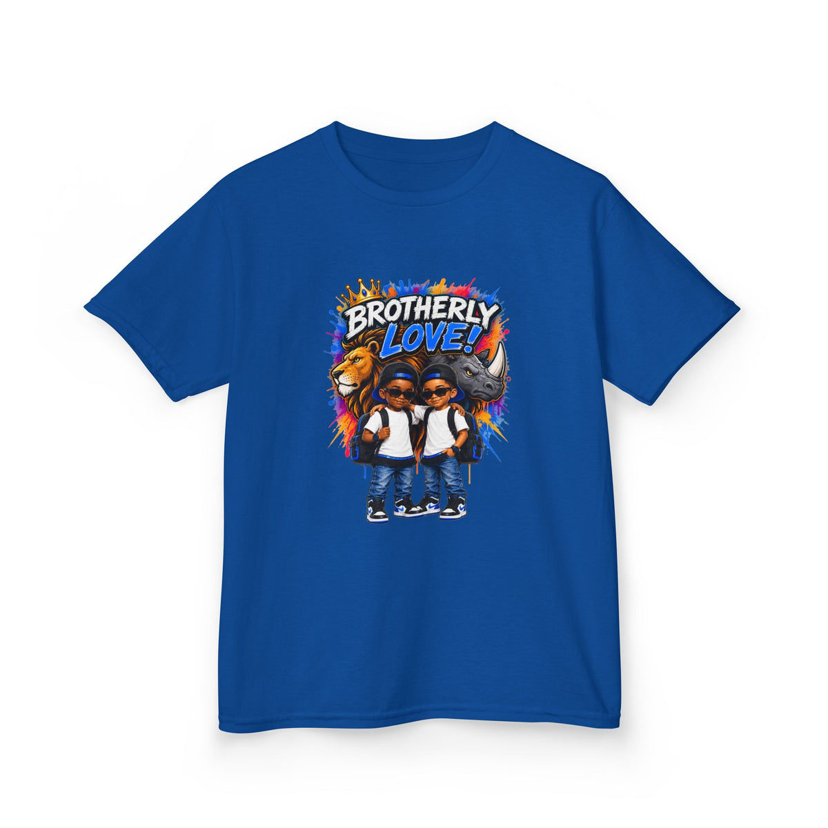 Brotherly Love Kids T‑Shirt —  Design