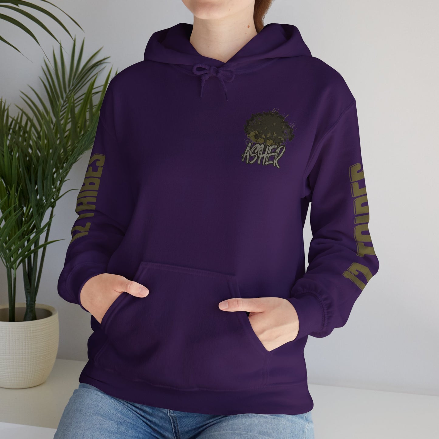 Black Messiah Tribe of Asher Unisex Heavy Blend™ Hoodie