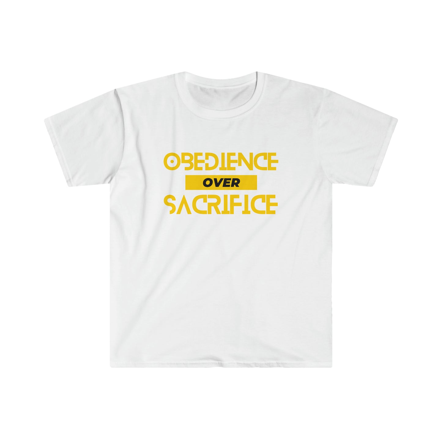 Obedience Over Sacrifice 100% Cotton  Softstyle MenT-Shirt