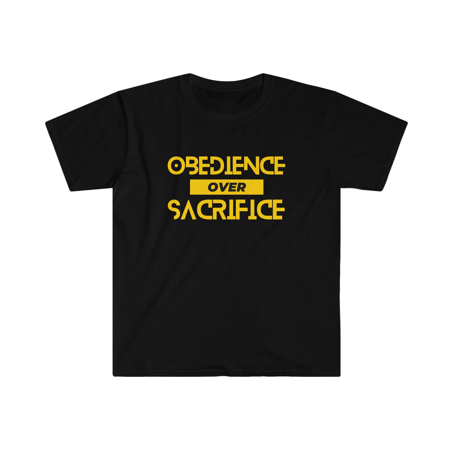 Obedience Over Sacrifice 100% Cotton  Softstyle MenT-Shirt