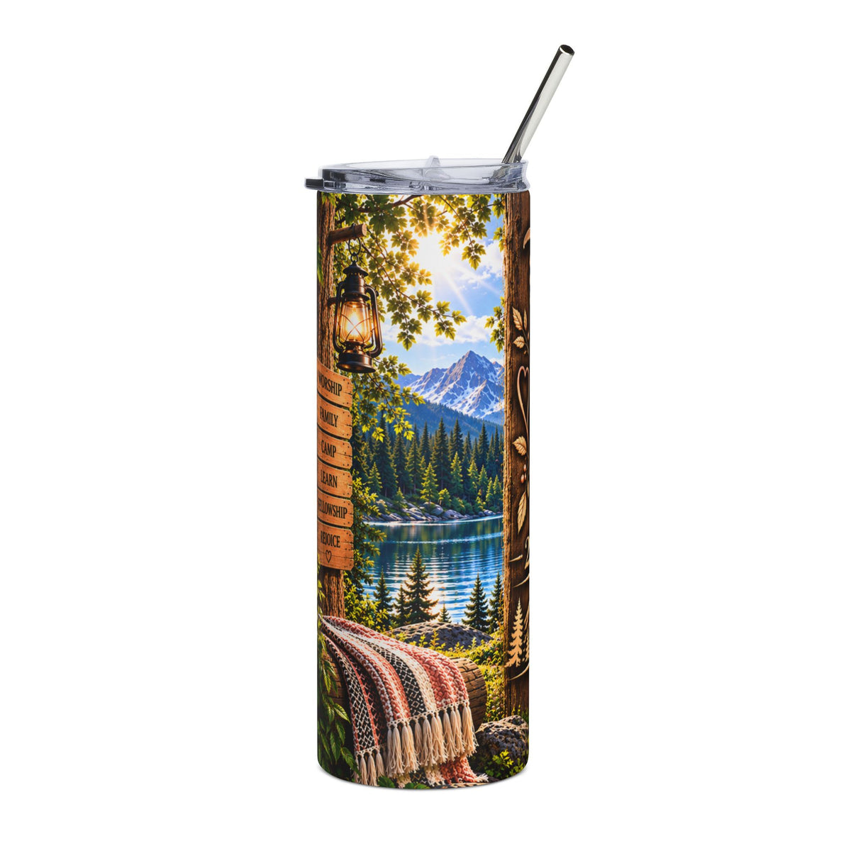 Tabernacles 2026 "Glamping" Stainless Steel 20oz Travel Cup