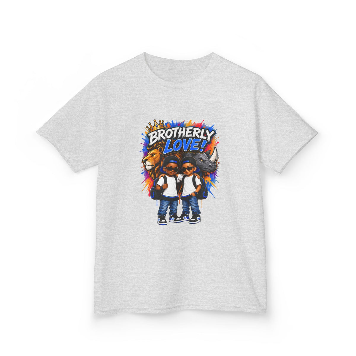 Brotherly Love Kids T‑Shirt —  Design