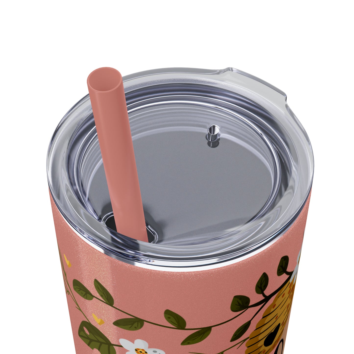 Be Humble Skinny Tumbler with Straw, 20oz