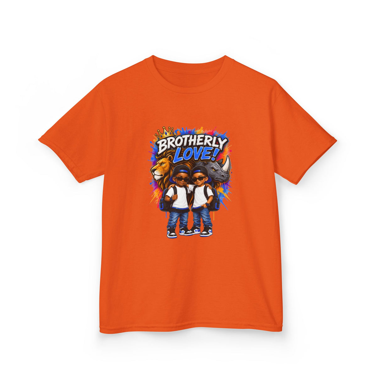 Brotherly Love Kids T‑Shirt —  Design