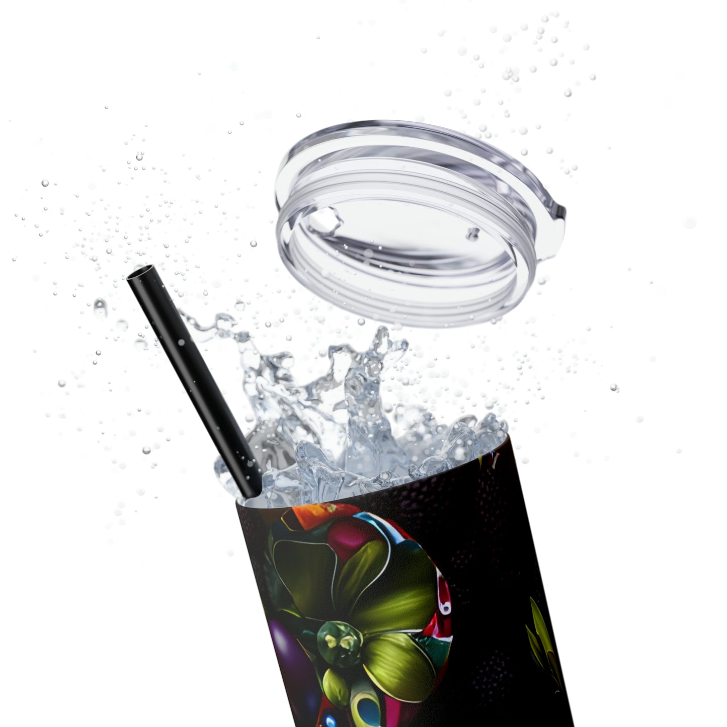 REVOLUTIONARY WOMAN Skinny Tumbler with Straw, 20oz