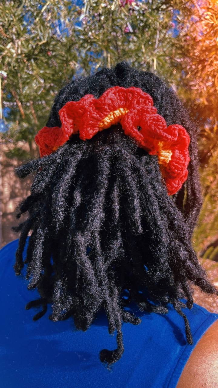Handcrafted Crochet Hair Scrunchies