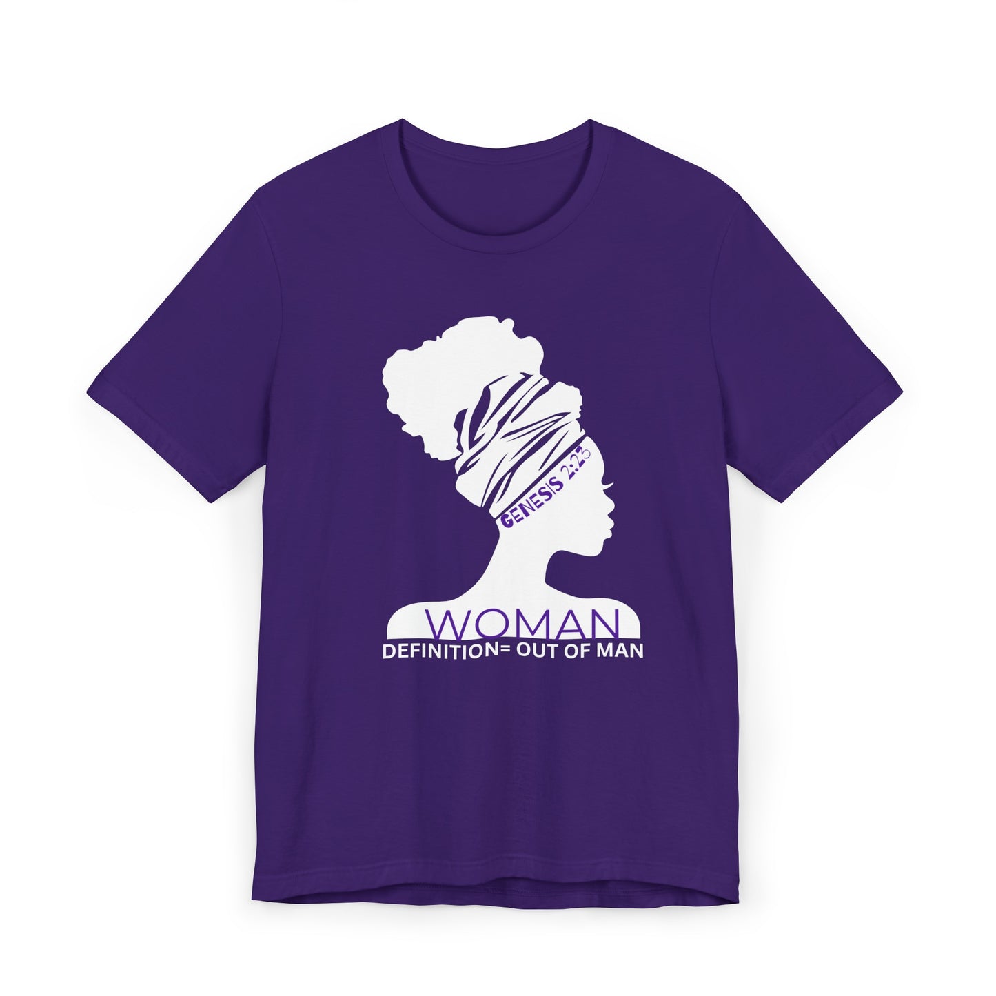 WOMAN=Out of Man Unisex Jersey T-Shirt Comfort Fit