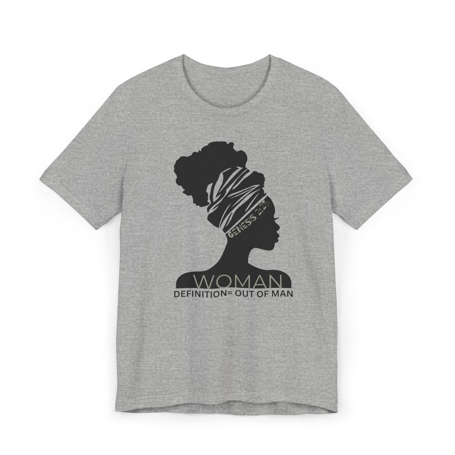 WOMAN=Out of Man Unisex Jersey T-Shirt Comfort Fit