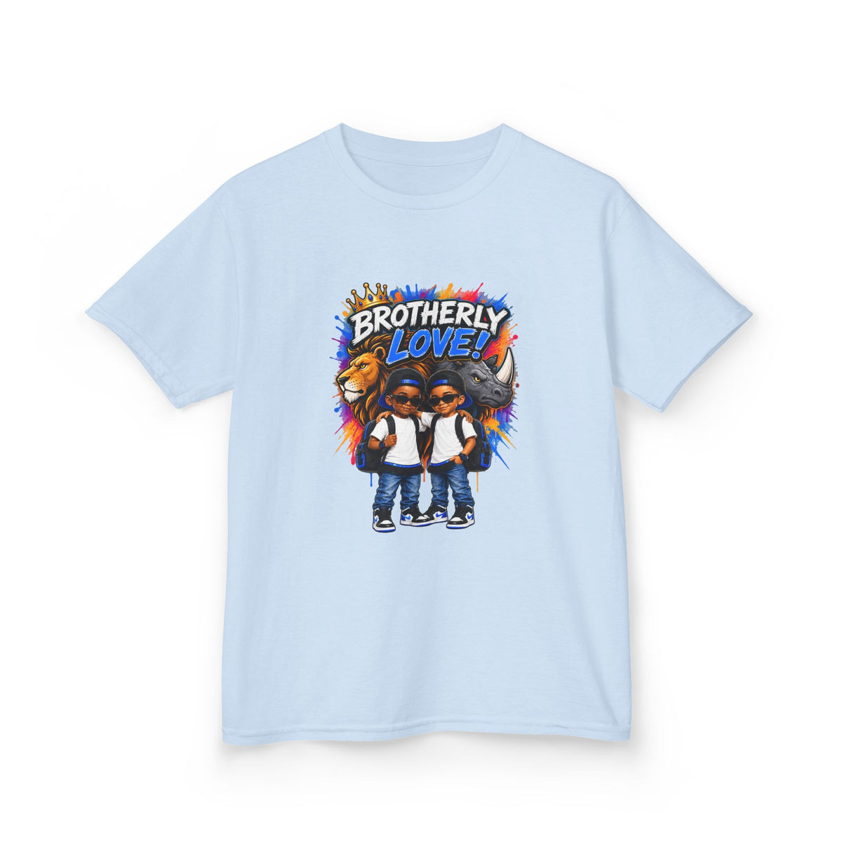 Brotherly Love Kids T‑Shirt —  Design