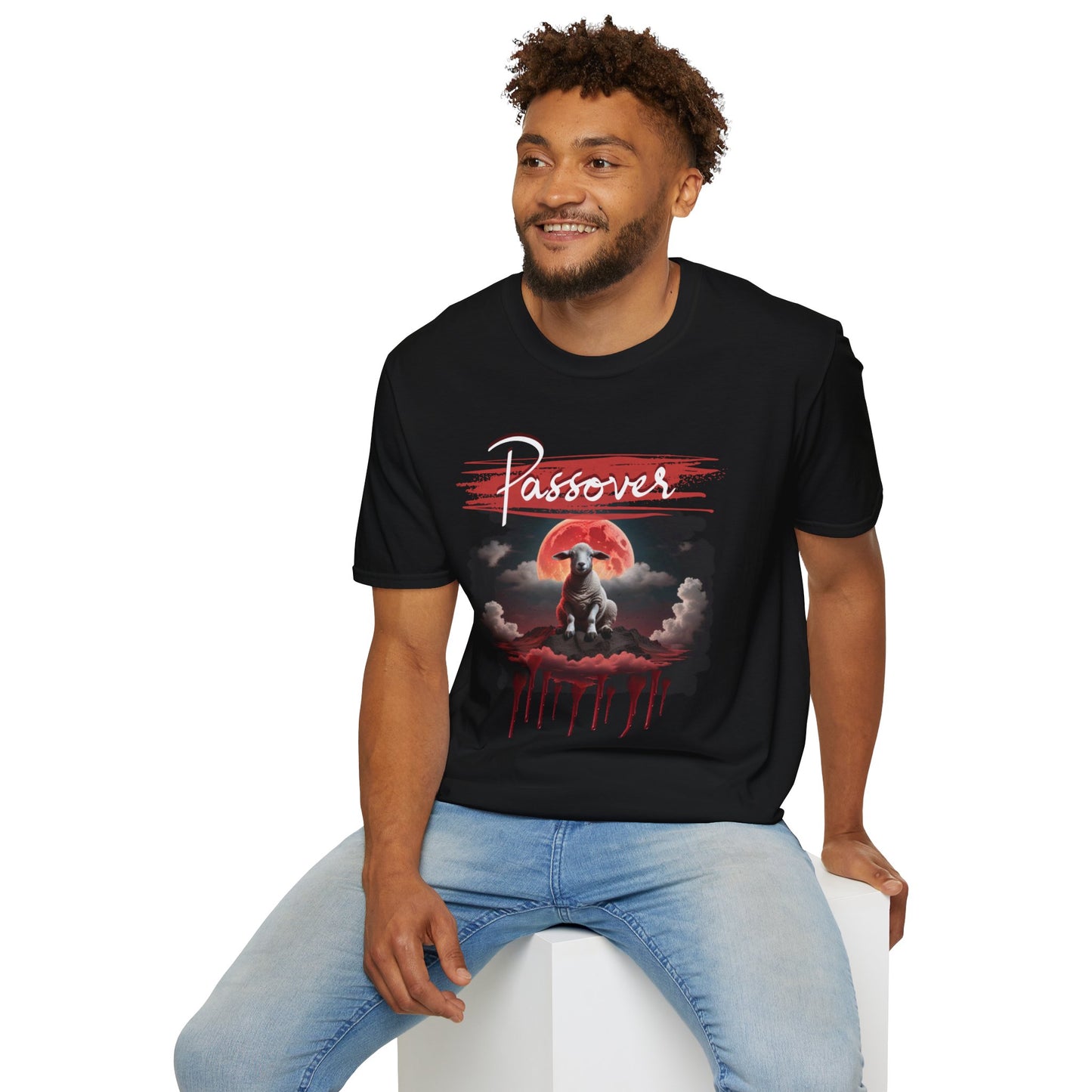 Passover  Soft-style White Font T-Shirt