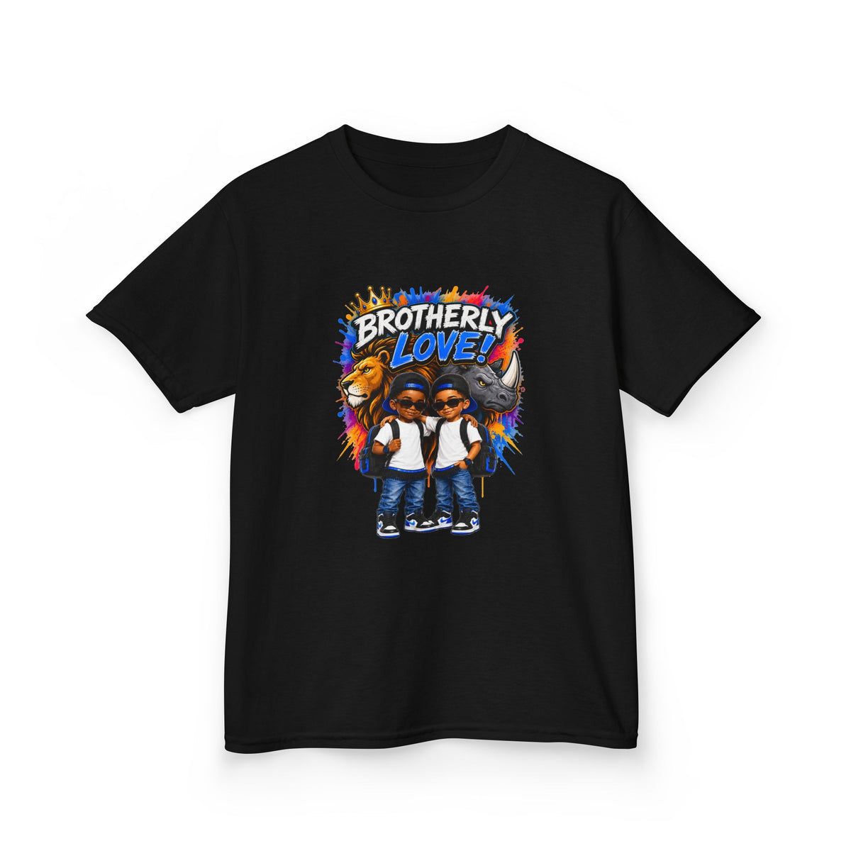 Brotherly Love Kids T‑Shirt —  Design