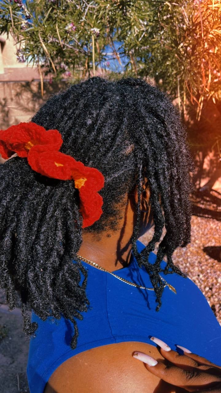 Handcrafted Crochet Hair Scrunchies