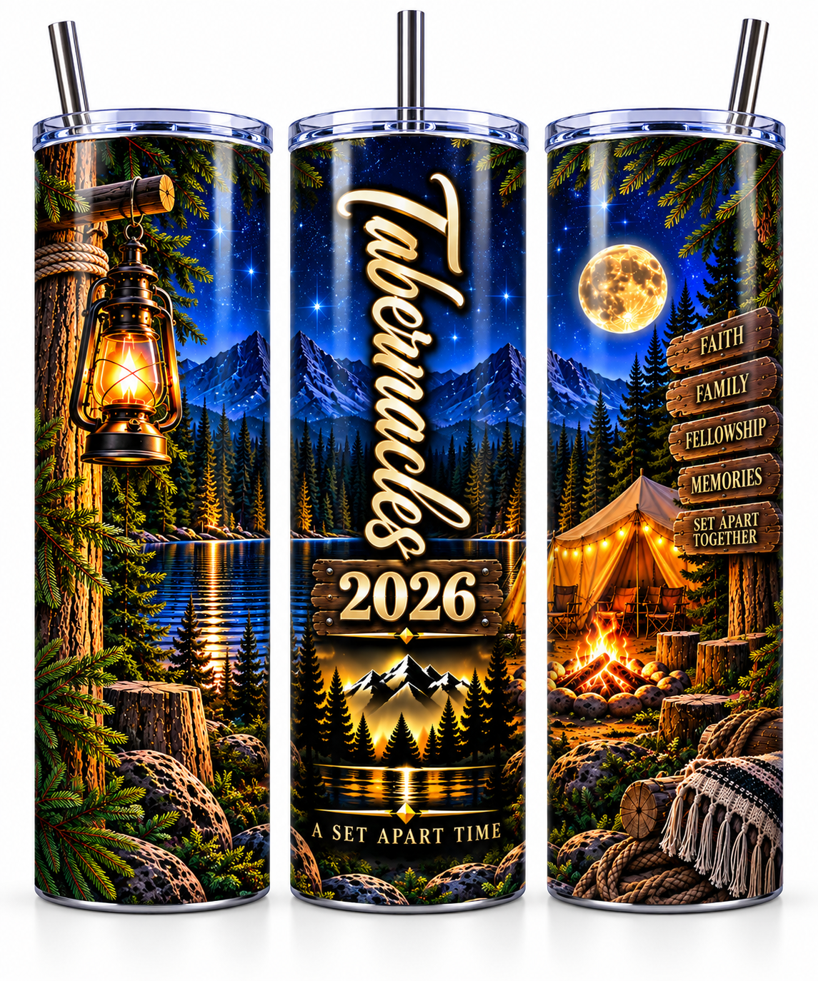 Tumbler — Tabernacles 2026 Scenic Stainless Steel 20oz Travel Cup