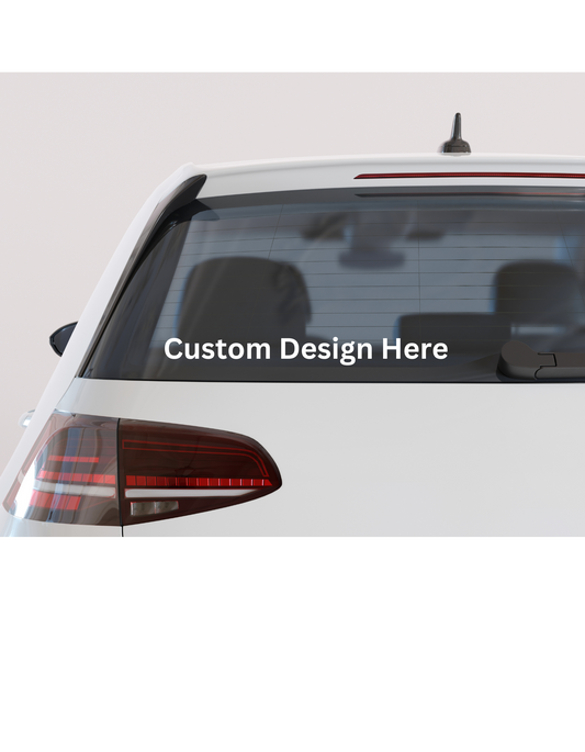 Customizable Vinyl Decal Orders ONE COLOR DESIGN ONLY