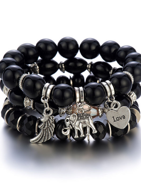 Fringe Multi-Layer Beaded Bracelet