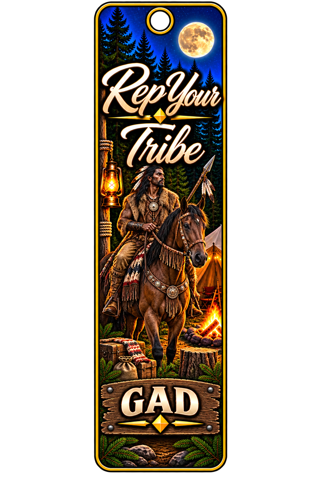 Tabernacles 2026 Rep Your Tribe Double-Sided Acrylic Keychain