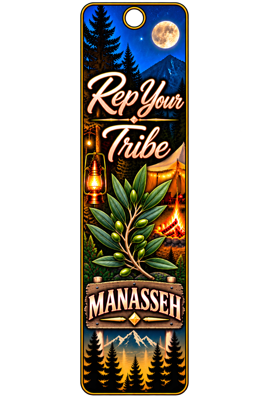 Tabernacles 2026 Rep Your Tribe Double-Sided Acrylic Keychain
