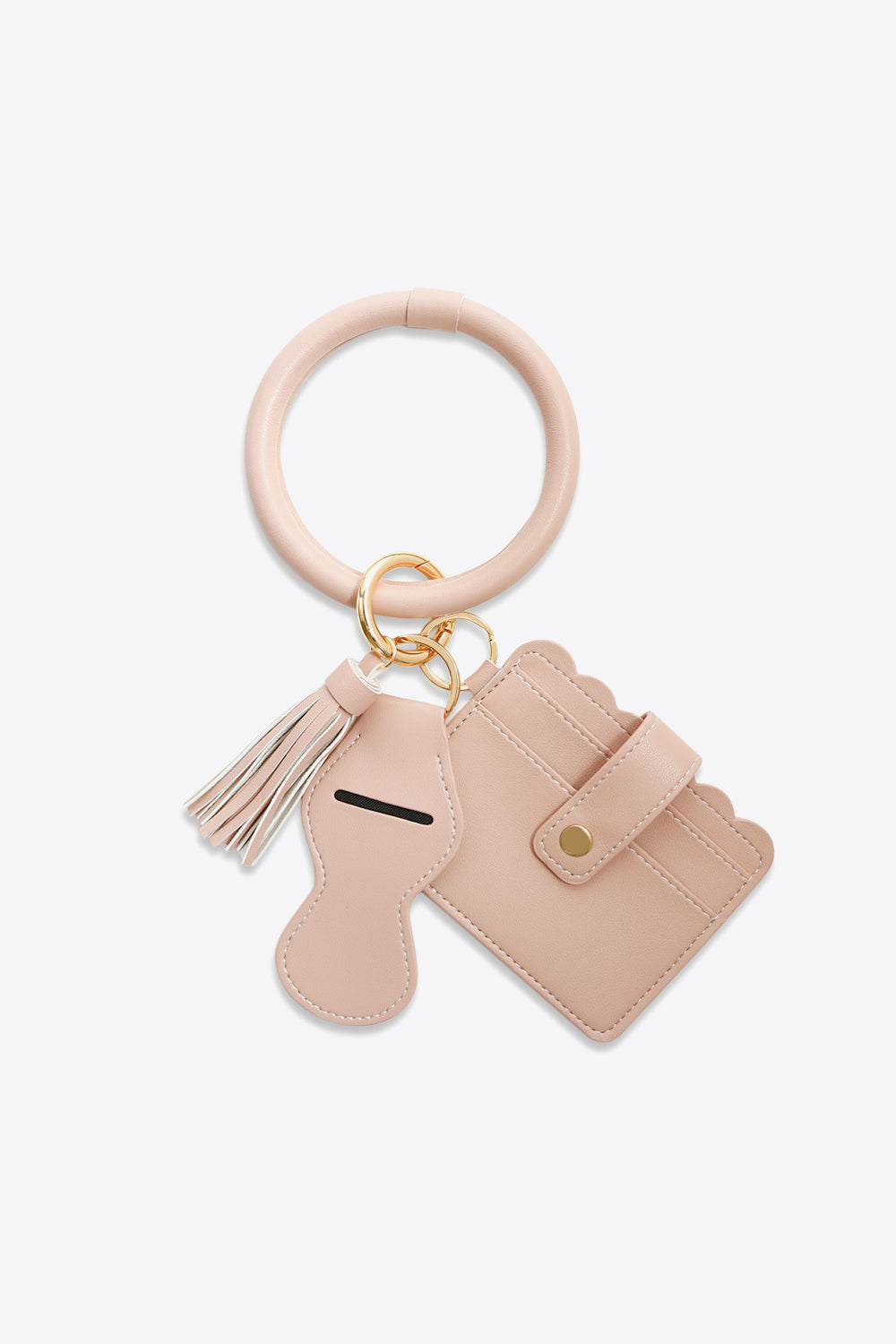 Wristlet Keychain with Card Holder