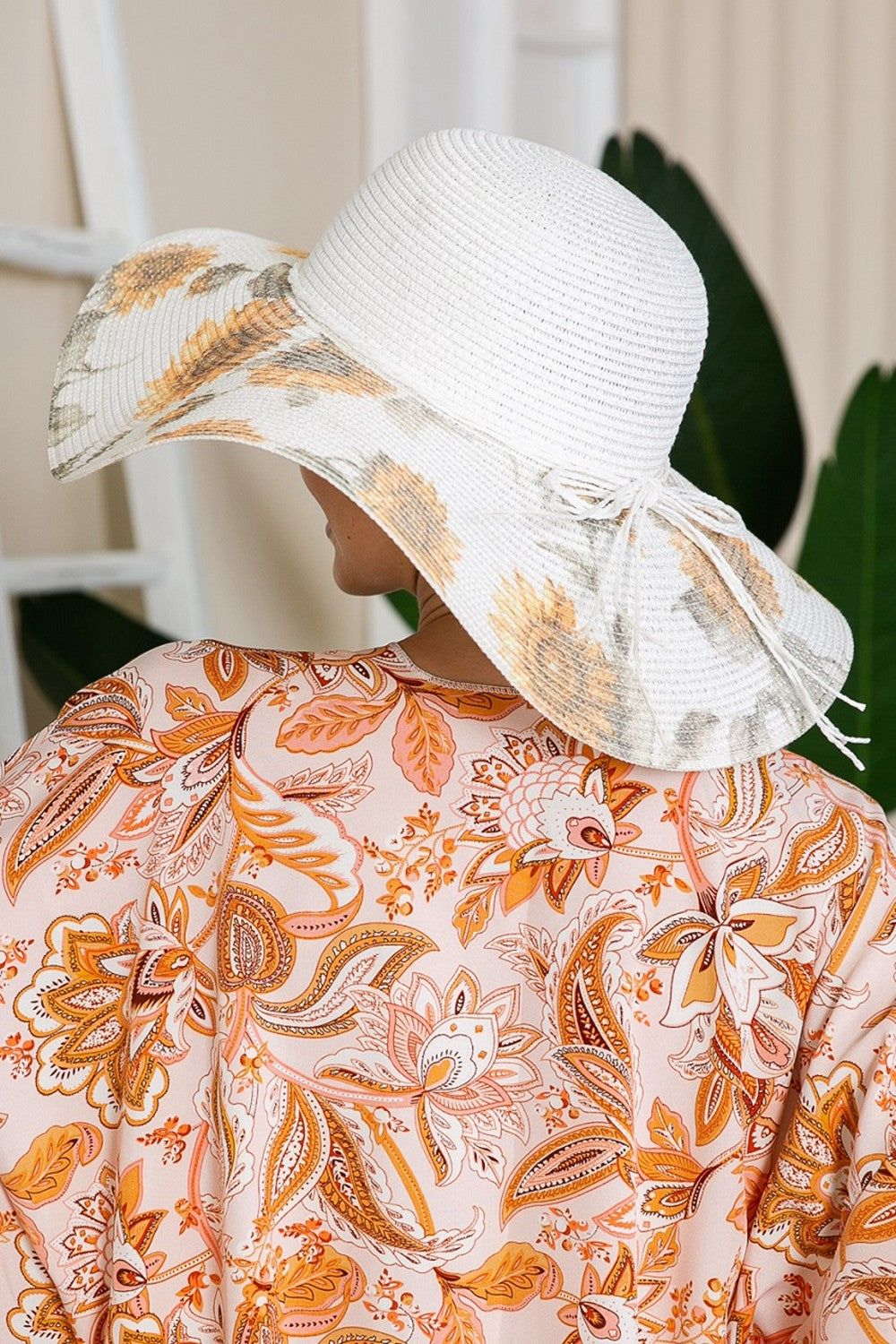 Sunflower Bow Detail Sunhat