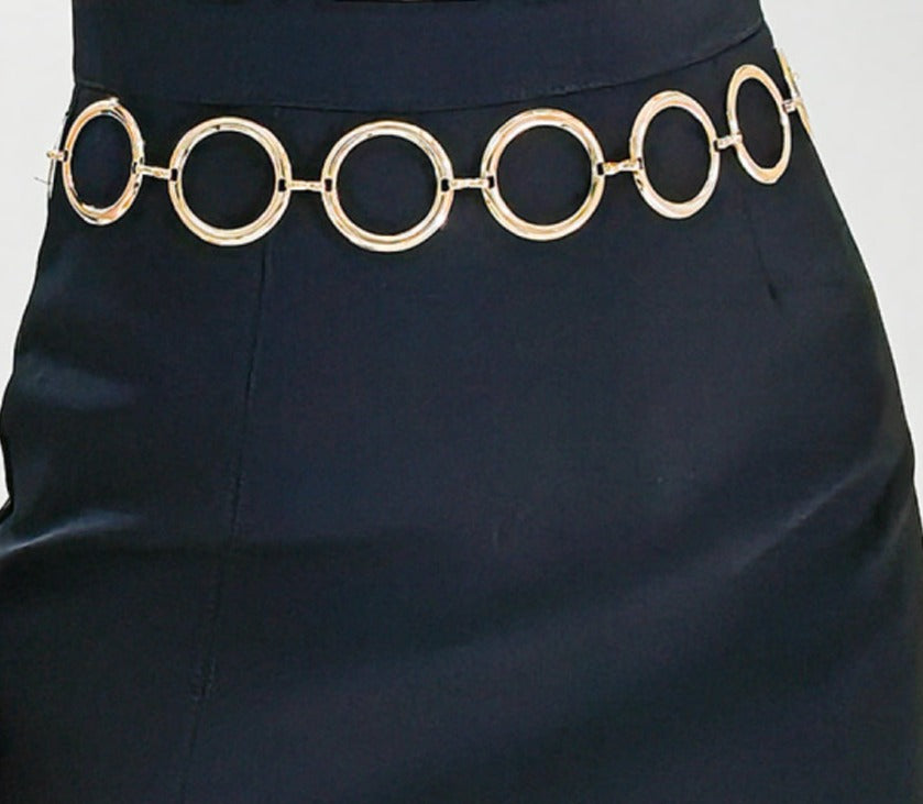 Circle Ring Chain Belt